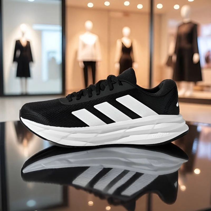 阿迪达斯男鞋秋季网面透气新款运动鞋青少年透气跑鞋休闲跑步鞋子