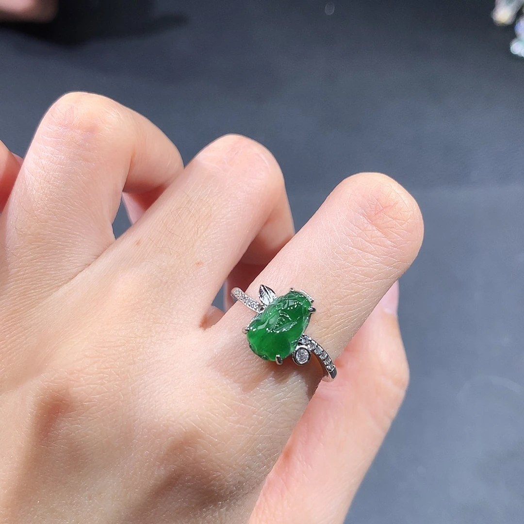 未镶嵌戒指翡翠翡翠