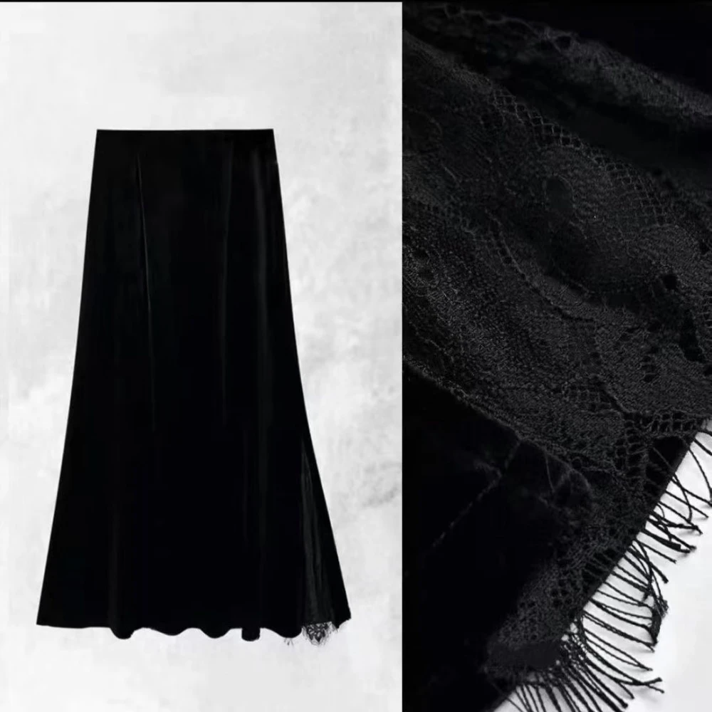 【初途】秋季新款新中式国风返潮复古文艺气质半身裙