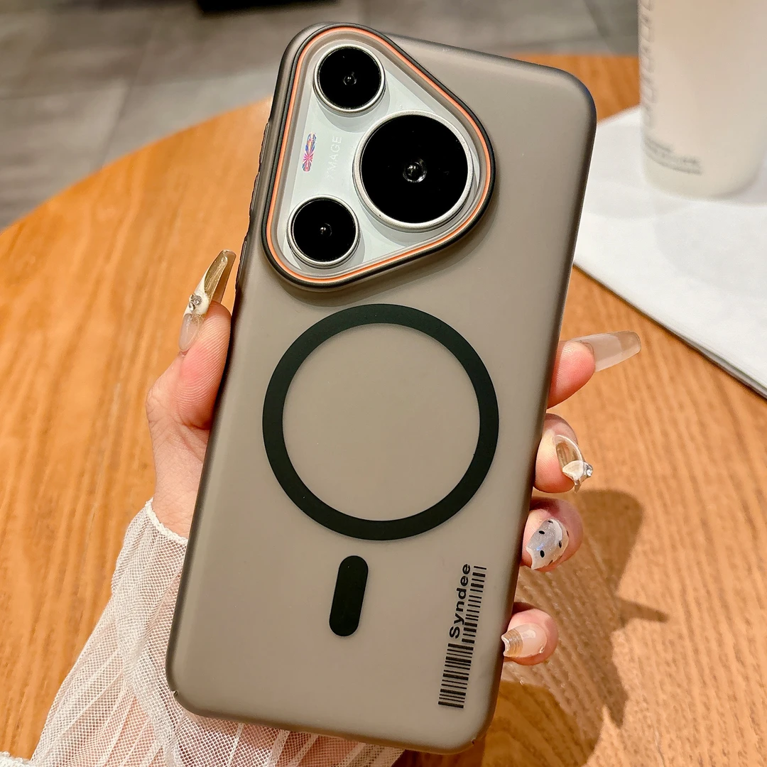 适用华为mate70手机壳mate60透明磁吸pura70pro超薄磨砂pura80pro