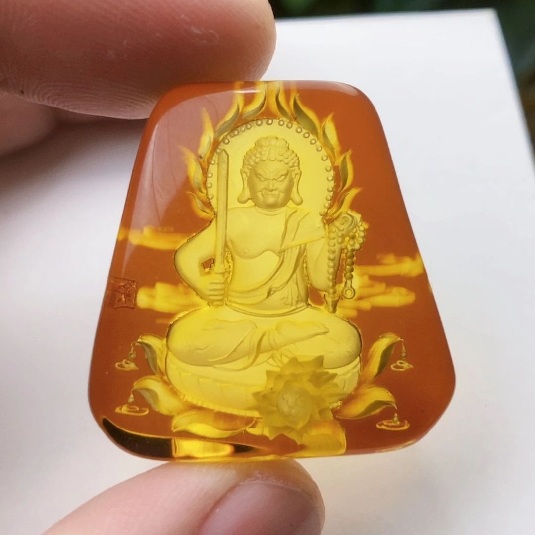 【闪购商品】金珀吊坠(不含链)未镶嵌