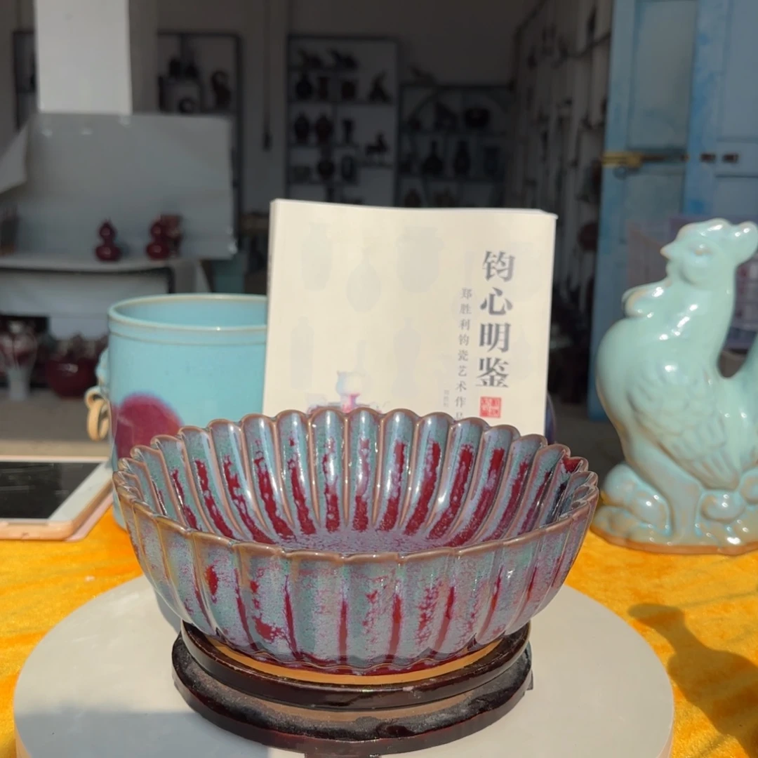 陶摆件郑家钧窑摆件