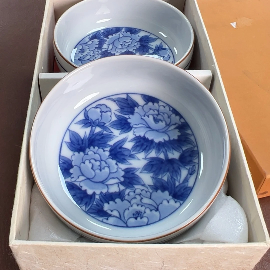 陶瓷深川制瓷器瓷器五只