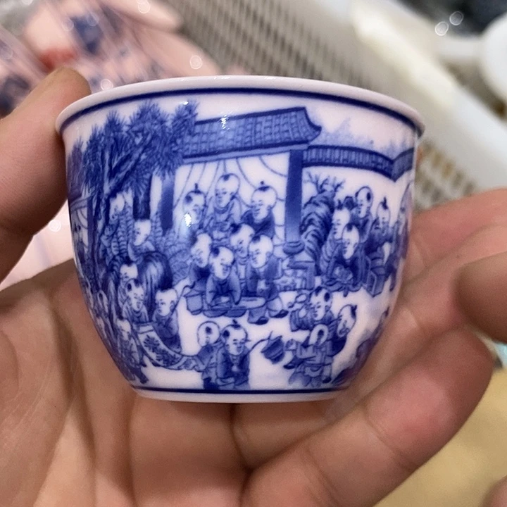 摆件景德镇陶瓷主人杯14556