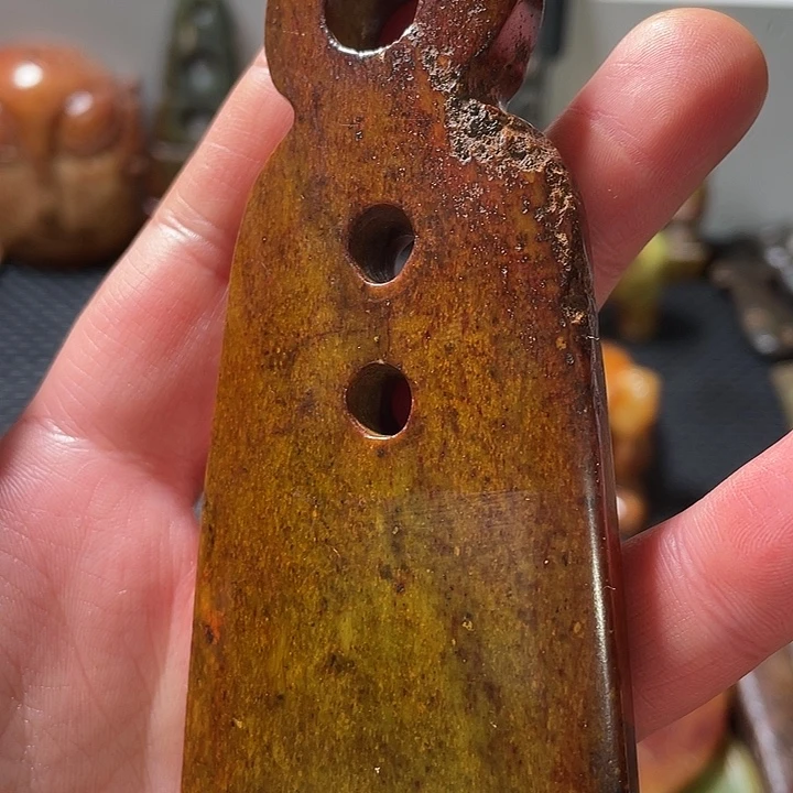 蛇纹石玉未镶嵌挂件