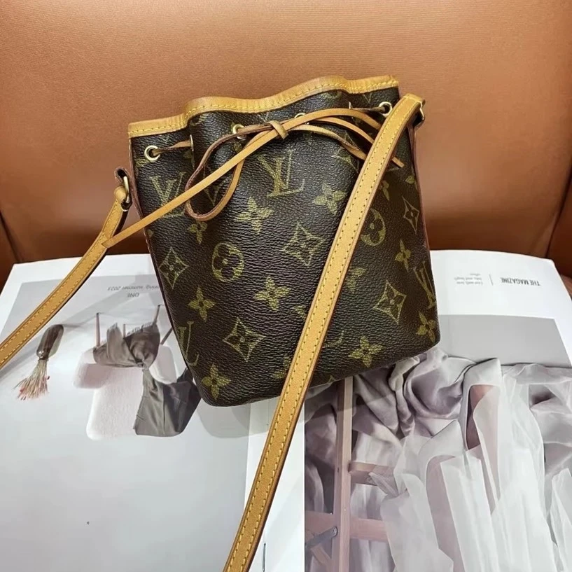 95新 LouisVuitton/路易威登 noe nano老款抽绳小水桶/优品