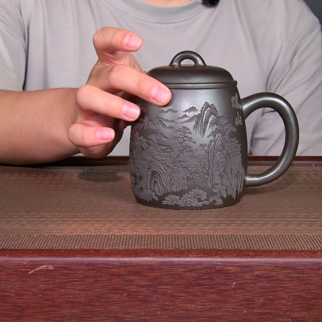 茶杯紫砂高货放漏
