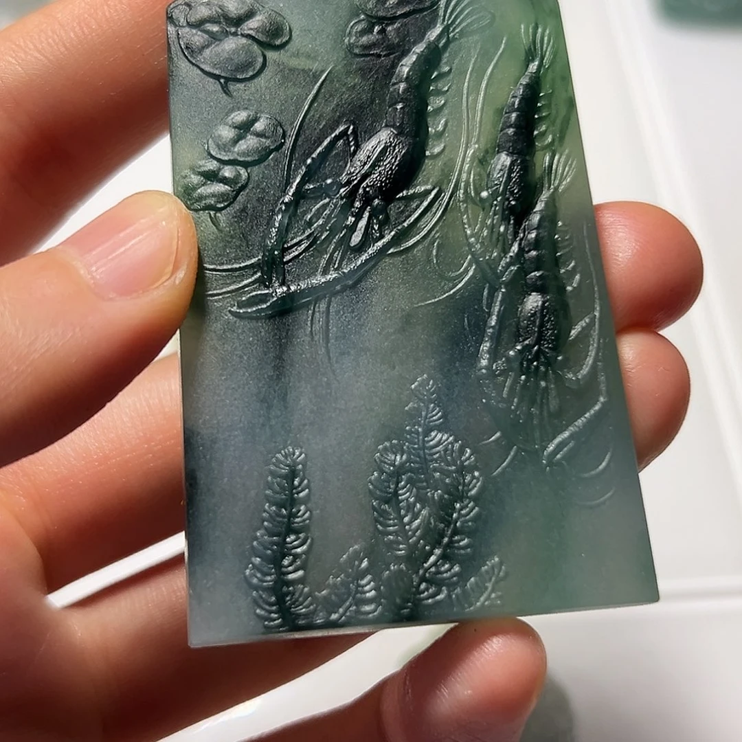 未镶嵌定制翡翠挂件