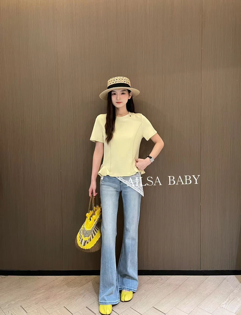 【AILSA BABY】下摆花边T恤/31304A