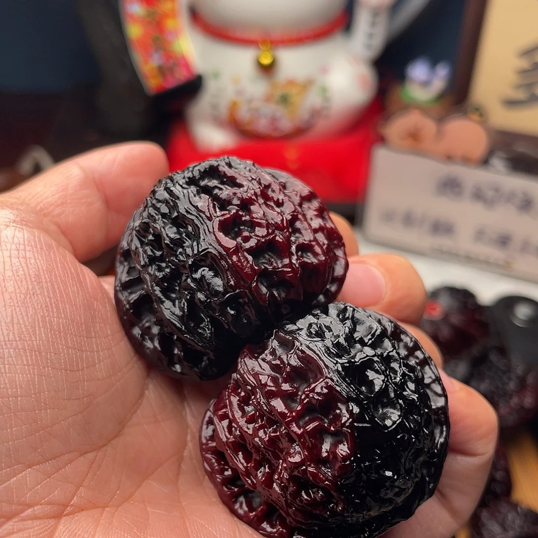 吊坠文玩核桃42白狮子