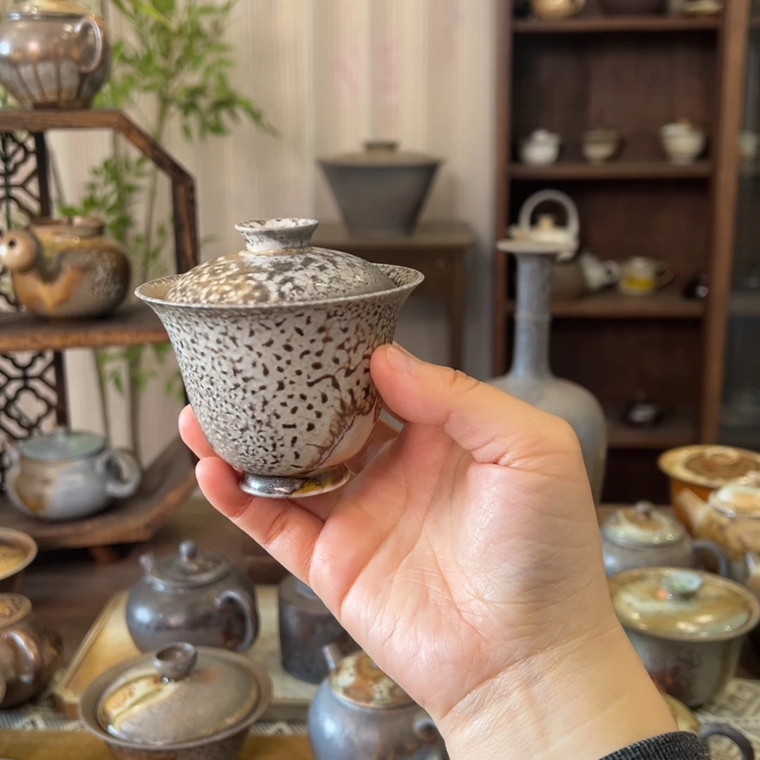 31中白小藏仰钟盖碗