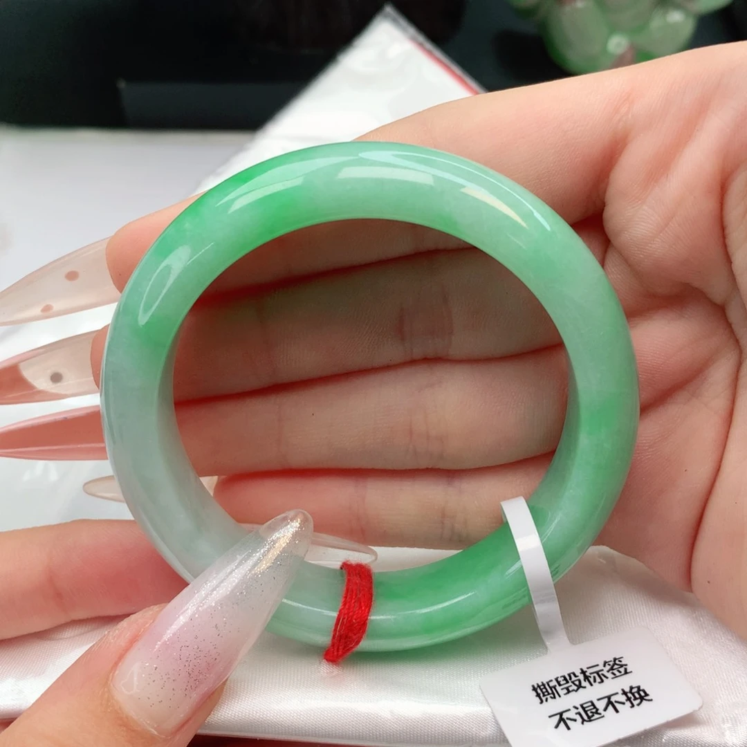 未镶嵌手镯翡翠正圈51