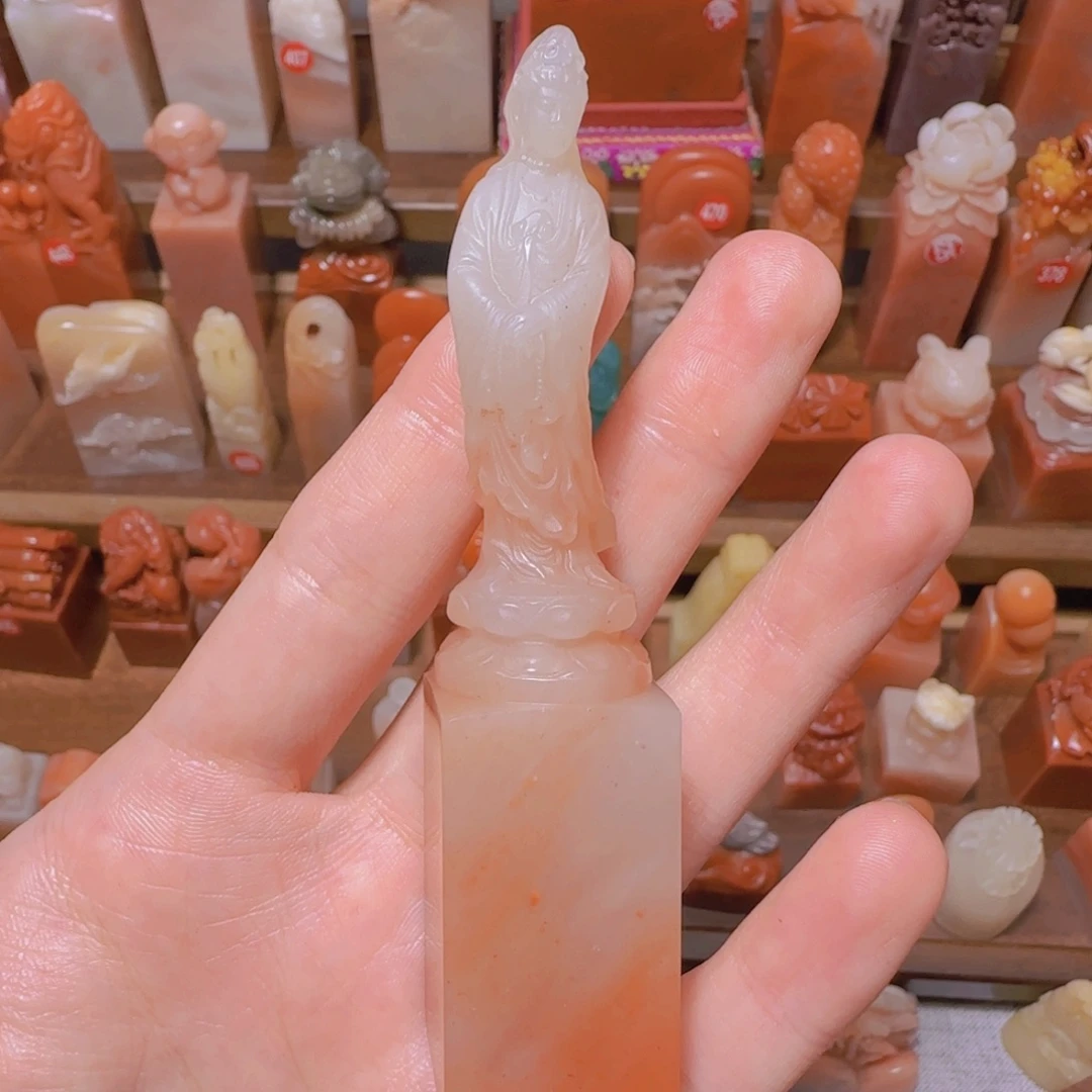 鹅***石昌化石印石篆刻作品