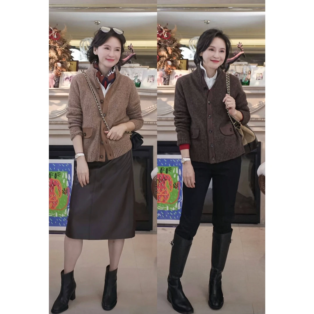 我是摩羯 暖暖冬日 意大利LP100羊绒德国STOLL机秋冬针织衫毛衣