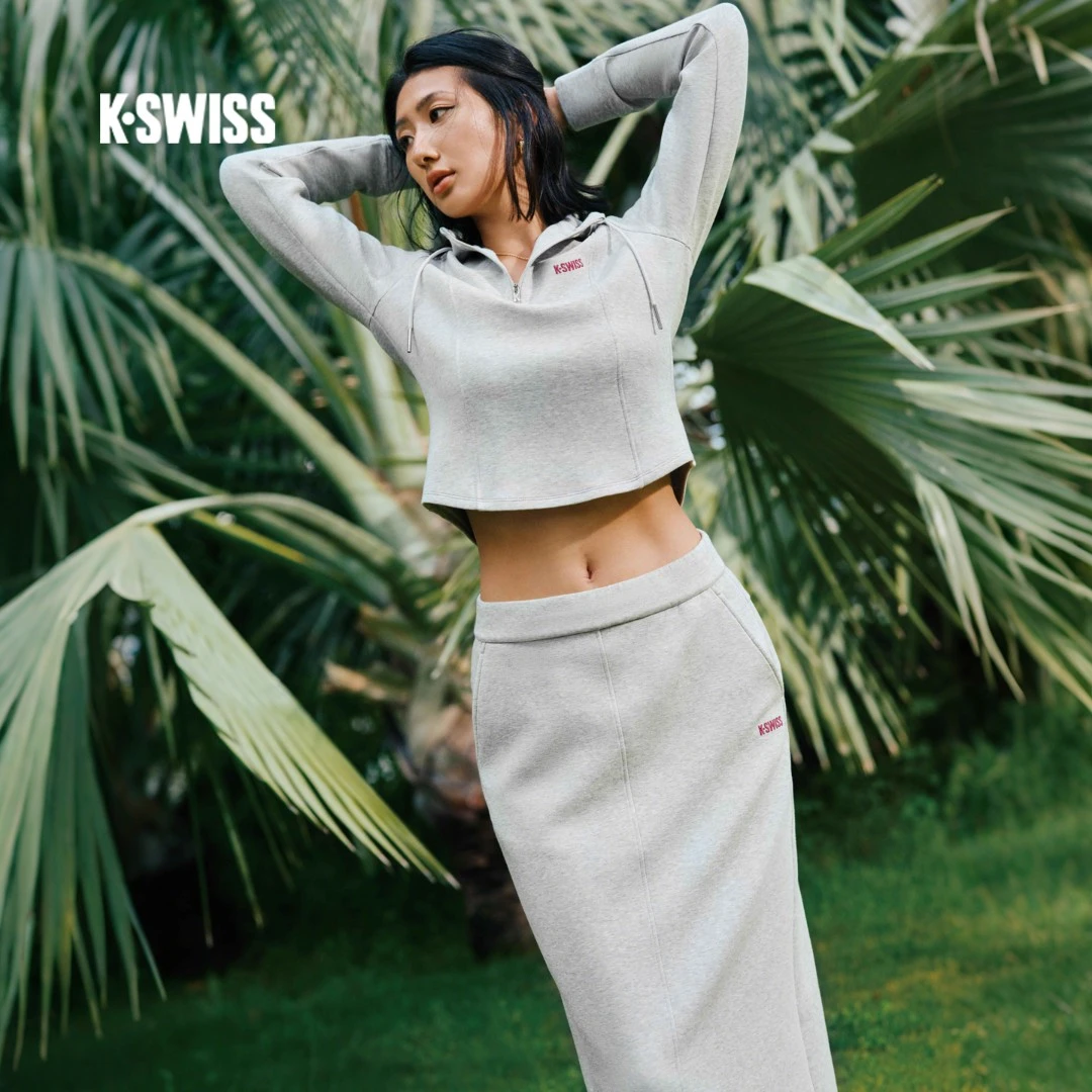KSWISS盖世威女裙 25秋季新款舒适时尚休闲百搭运动半身裙1912110