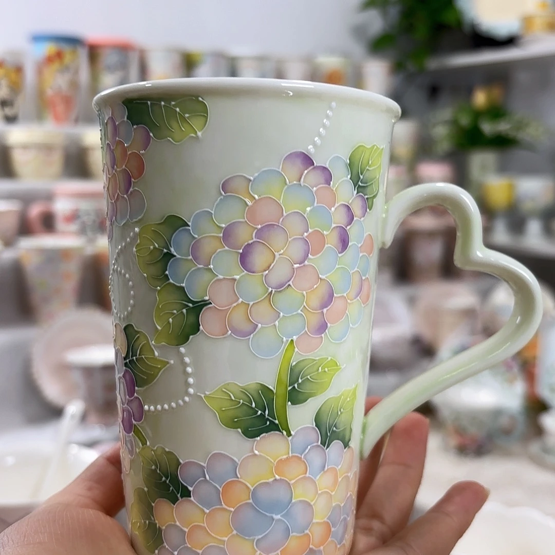 手绘创意高温釉下彩陶瓷