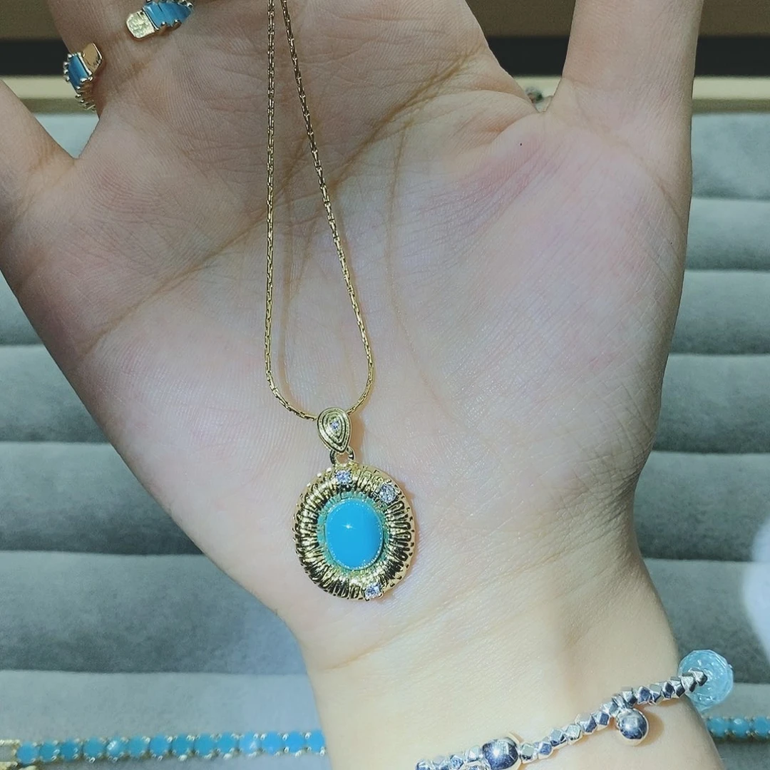 【闪购商品】银S925镶嵌耳饰托帕石