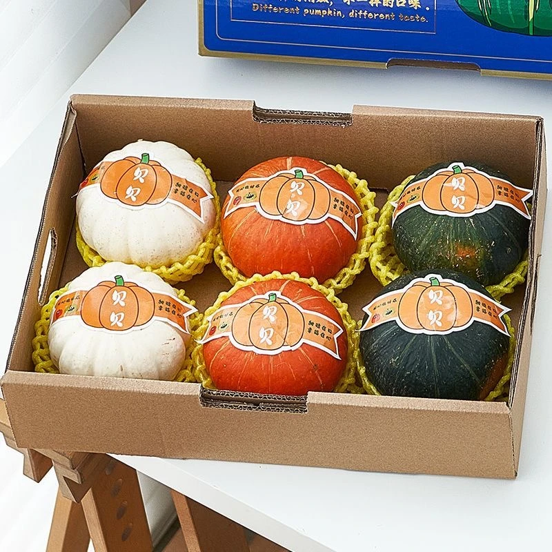 伊路鲜山东三色贝贝南瓜绿贝贝白雪贝贝红贝贝香甜粉糯新鲜4.5斤