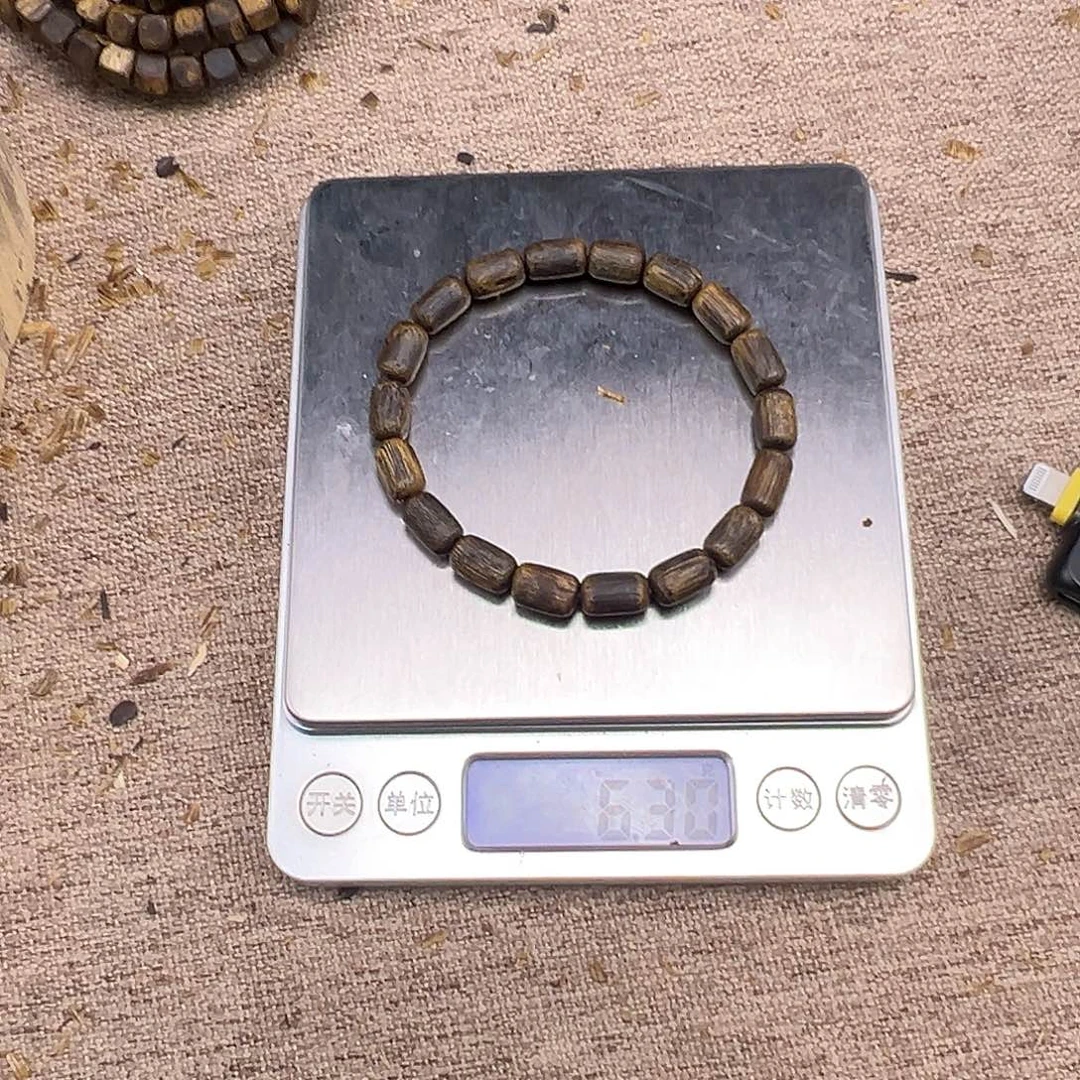 手串沉香桶珠单圈沉水6➕多样性发一