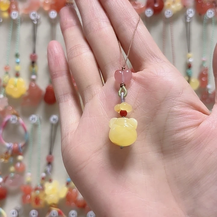 南红玛瑙未镶嵌吊坠(不含链)