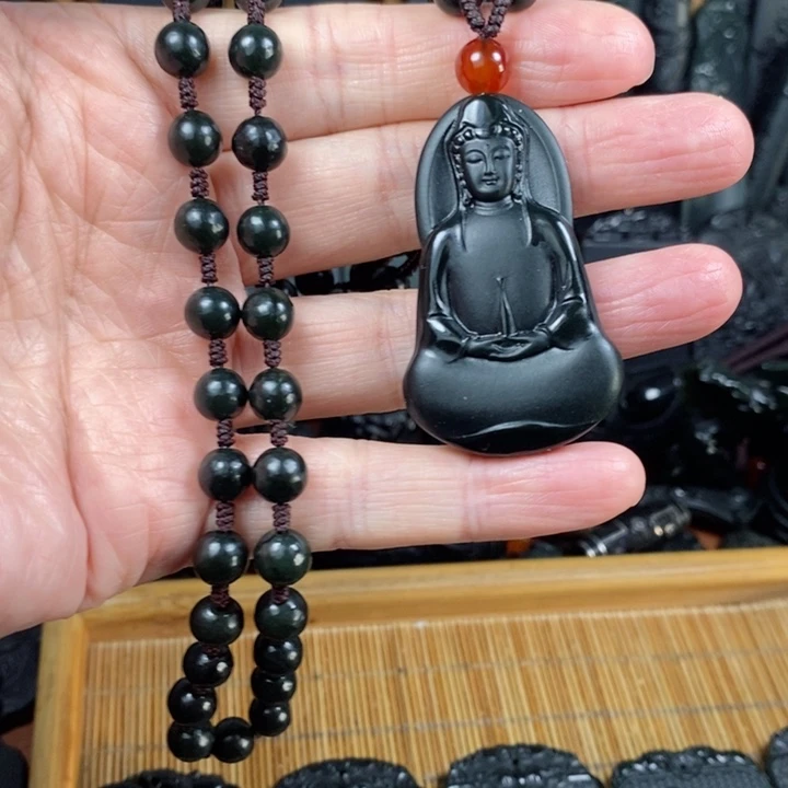 和田玉（青玉）未镶嵌颈饰