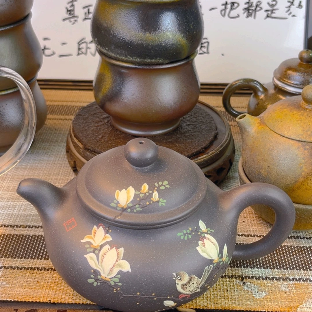 驼***哥茶壶紫砂大水谭天青