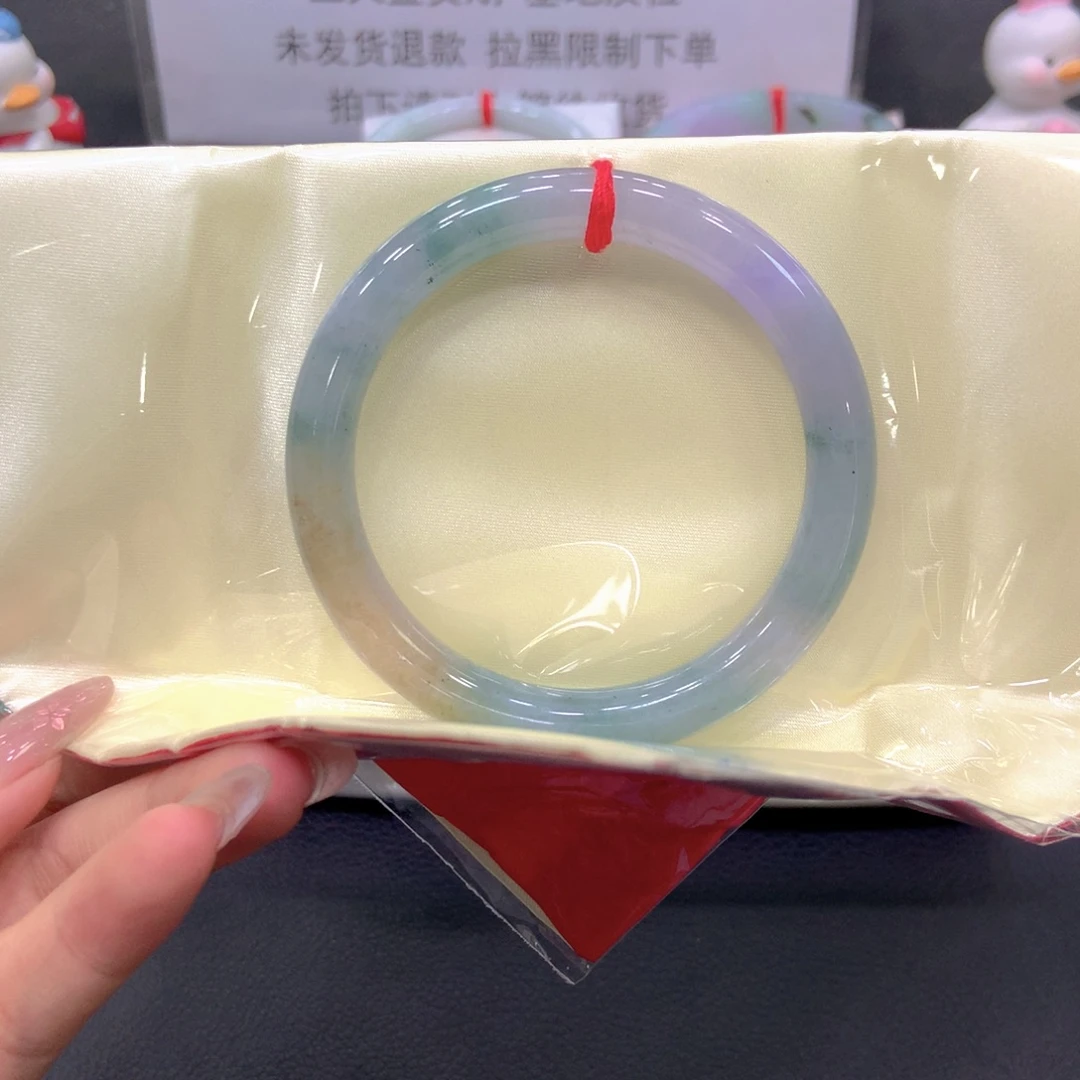 翡翠未镶嵌手镯58圆