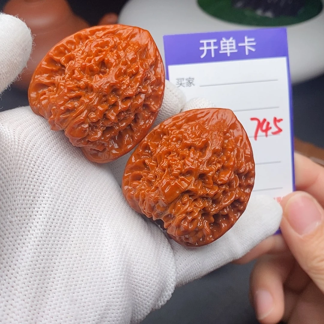 文玩核桃把件43官帽745