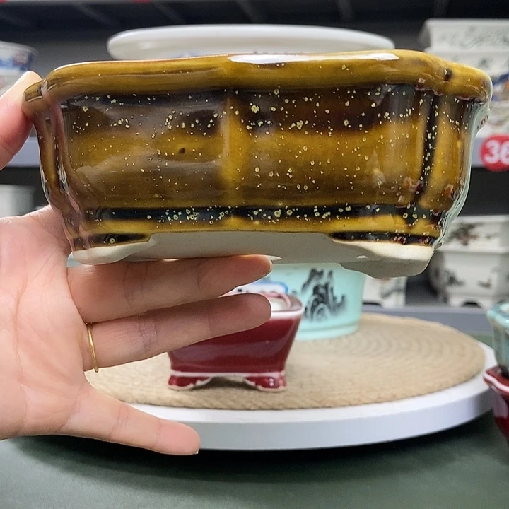 紫砂宜兴紫砂花盆