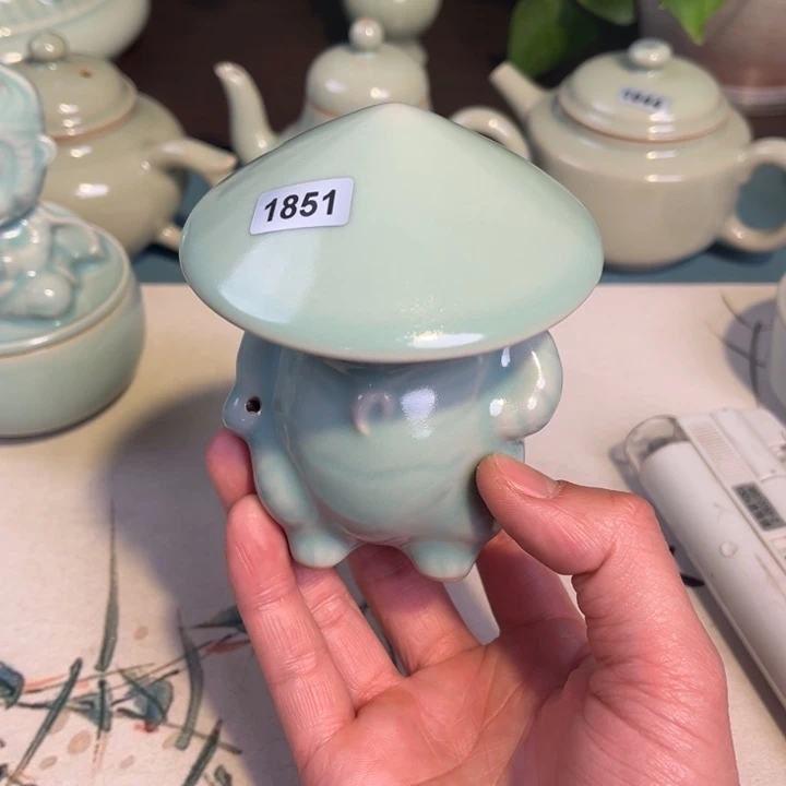 瓷杯子1851青鸾汝瓷汝州发货