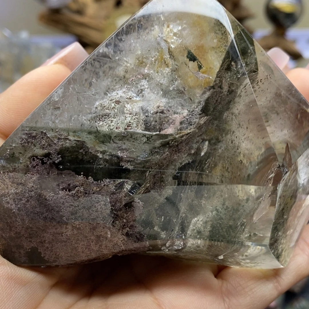 水晶未镶嵌珠宝半成品