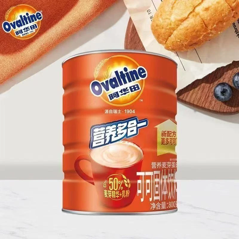 阿华田可可粉传统800克营养配方合一早餐罐装冲饮巧克力冲饮