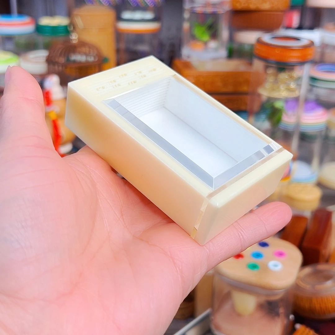 木牙白新款音响款竹蛉金钟盒