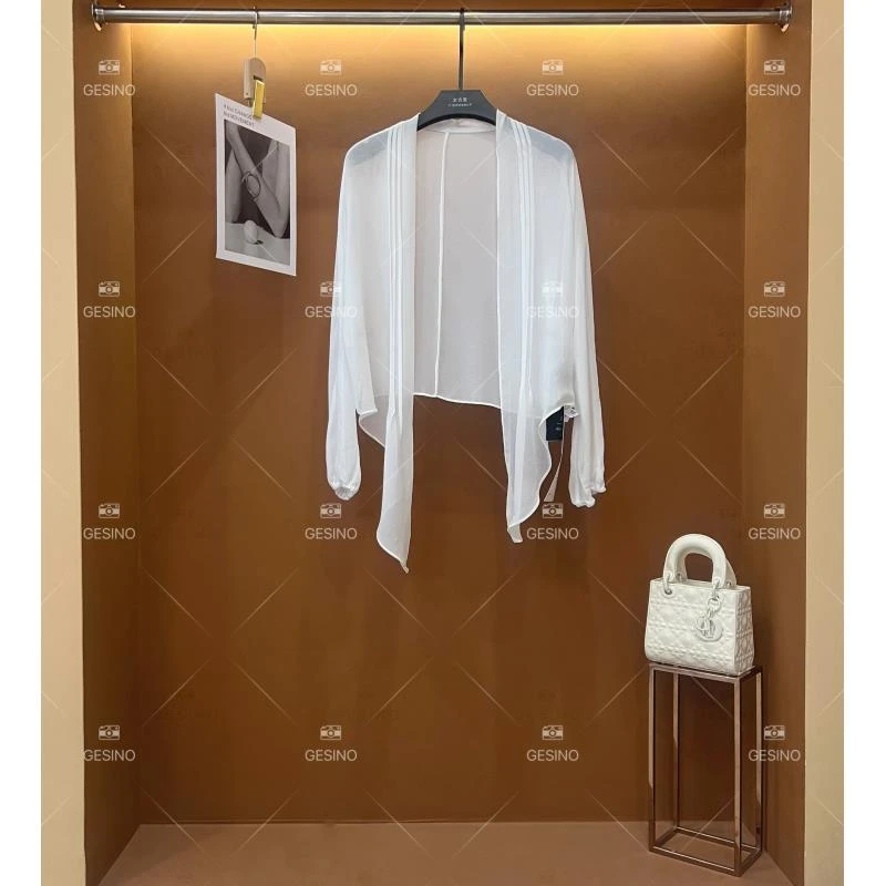 【露】夏季新款复古时尚百搭网红气质衬衫 H-023