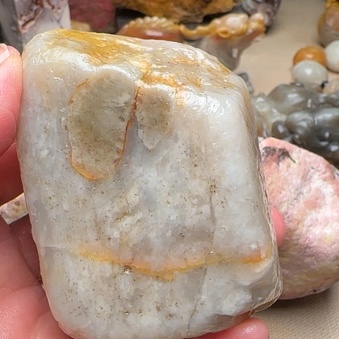 【闪购商品】田黄石浮**樵昌化田黄原石