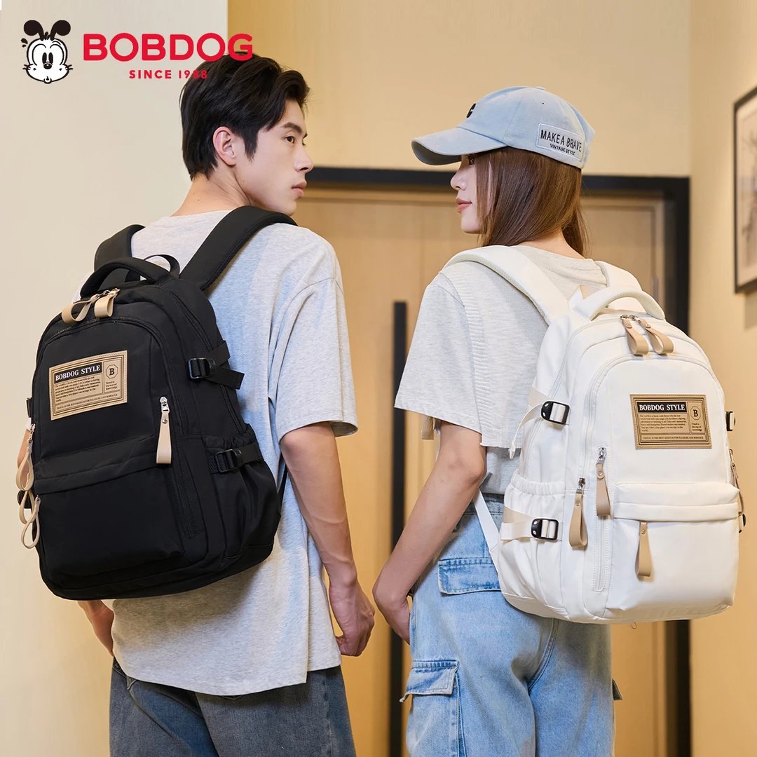 巴布豆书包初高中生大学生大容量轻便书包学院风时没韩版休闲背包