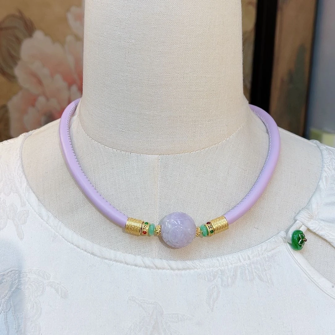 颈饰合金翡翠48小时鉴赏期