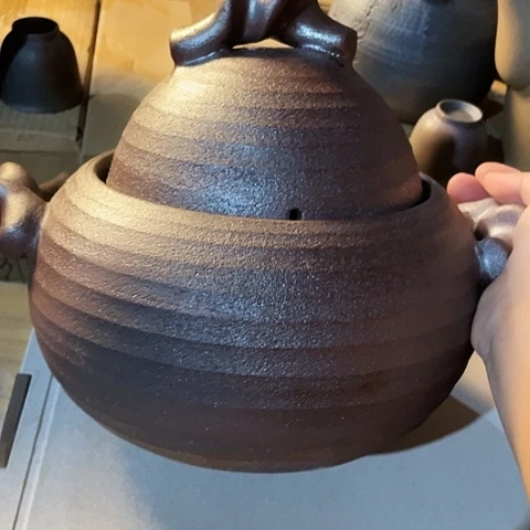 丁***。陶外贸单1个陶大牌单3500毫升材烧