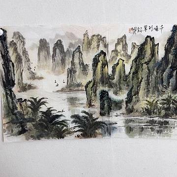 国画商品画原创手绘