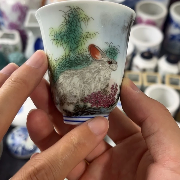 摆件景德镇陶瓷杯子