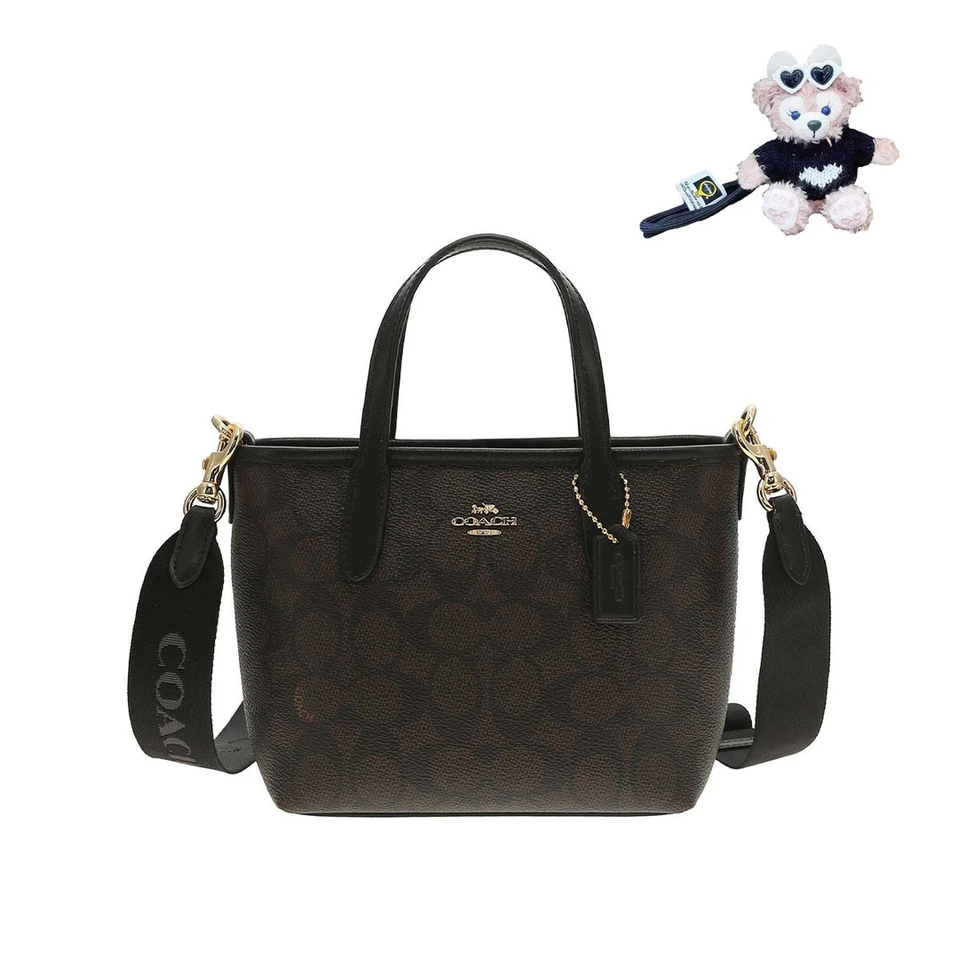 蔻驰（COACH）女包City15新款可拆卸肩带女款托特包单肩斜挎手提包