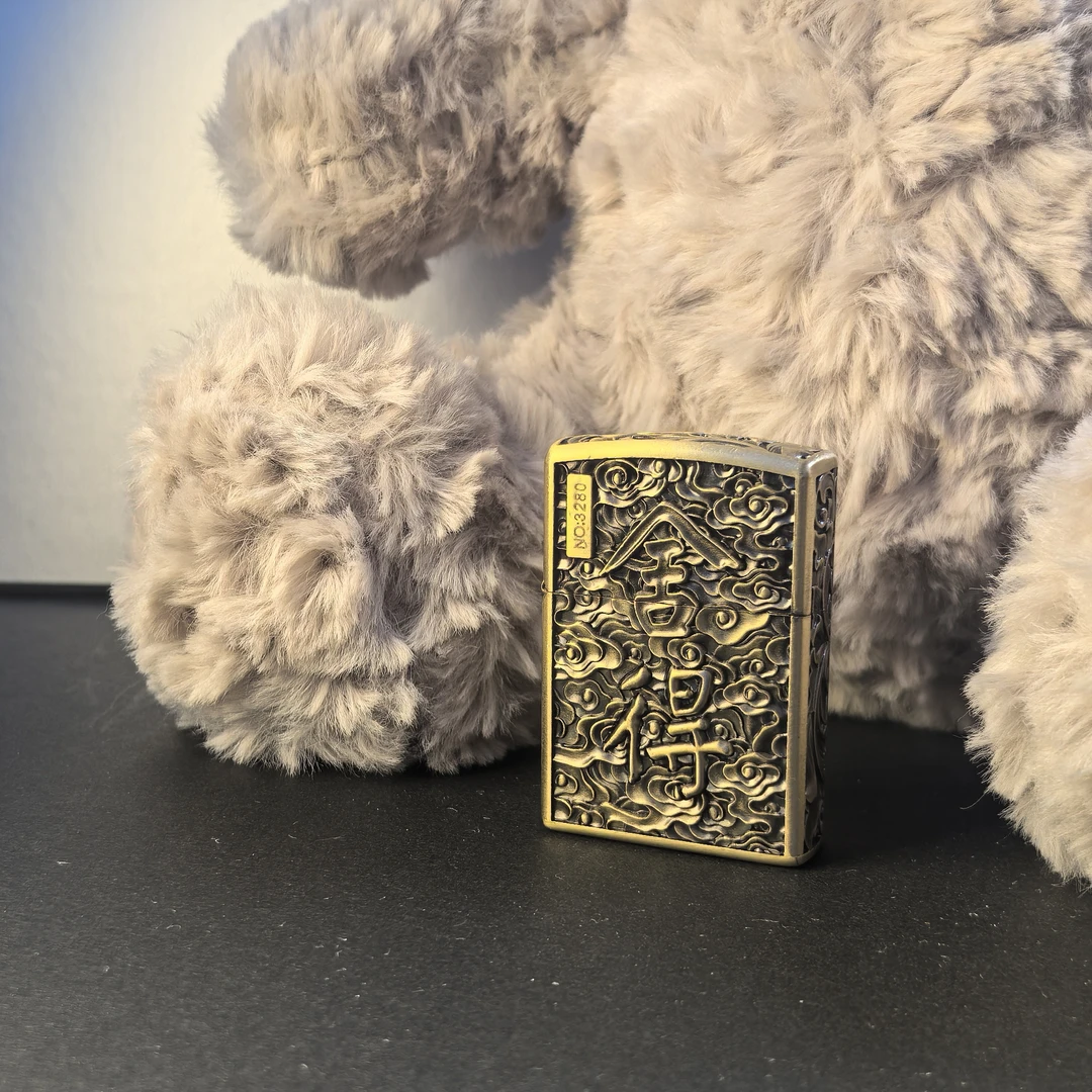 防风打火机舍得青铜材质精雕老式创意个性浮雕适合男士礼物