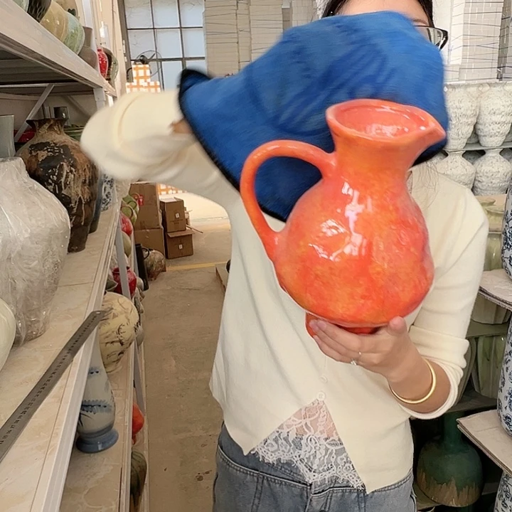 陶摆件景德镇陶瓷花瓶花器