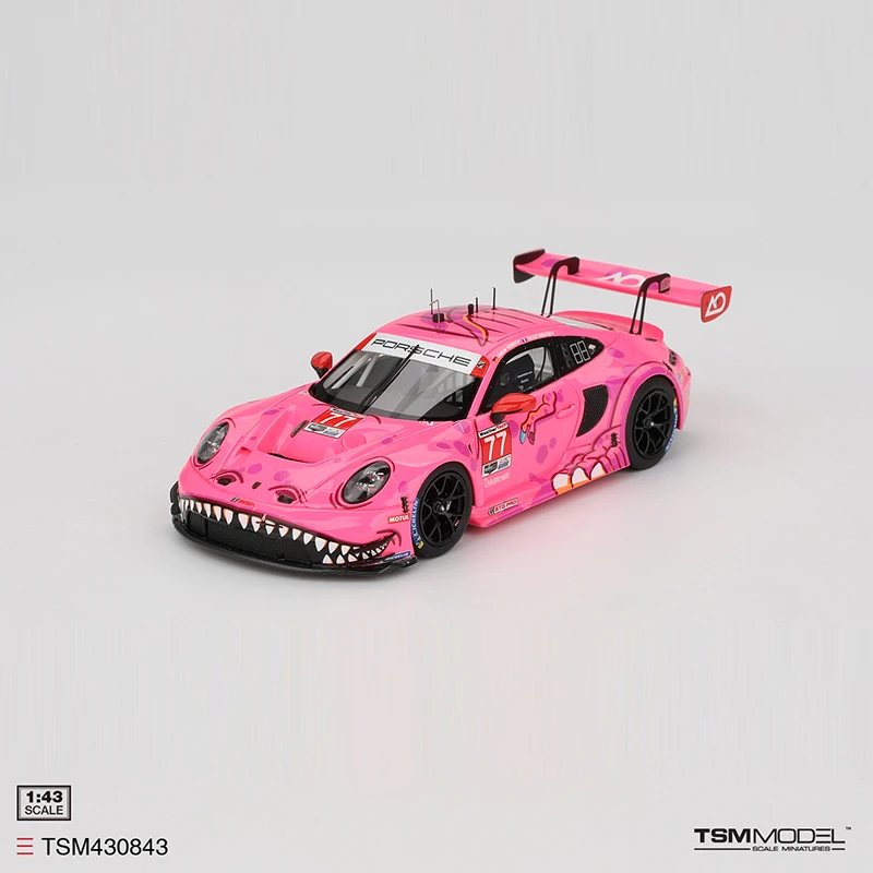 TSM 1:43 保时捷 911 GT3 R #77 AO 赛事2024 IMSA树脂车模 #粉龙