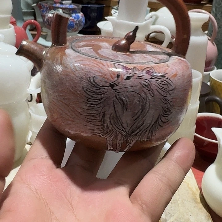 一***规瑕疵茶具，介意勿拍