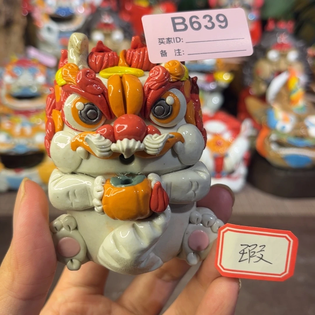 泥塑纯手工茶宠摆件