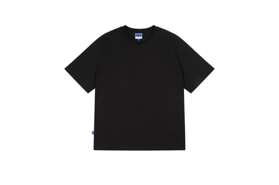 56号链接【L贝壳纹】欧洲站圆领纯棉宽松潮牌情侣同款短袖T恤