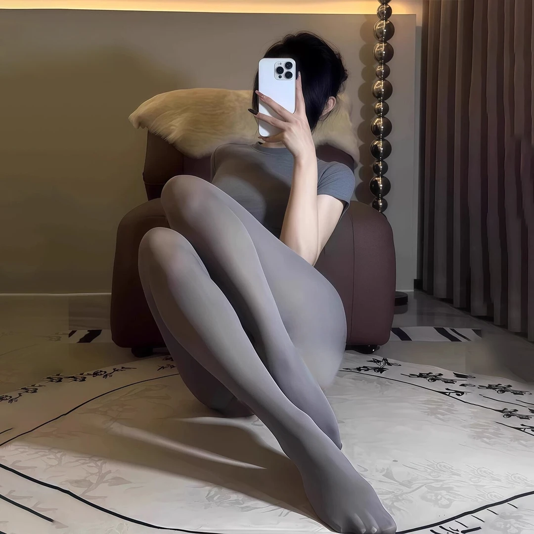【蜜姬】80d女秋冬连裤袜防勾丝灰色天鹅绒丝袜黑丝袜显瘦打底袜子