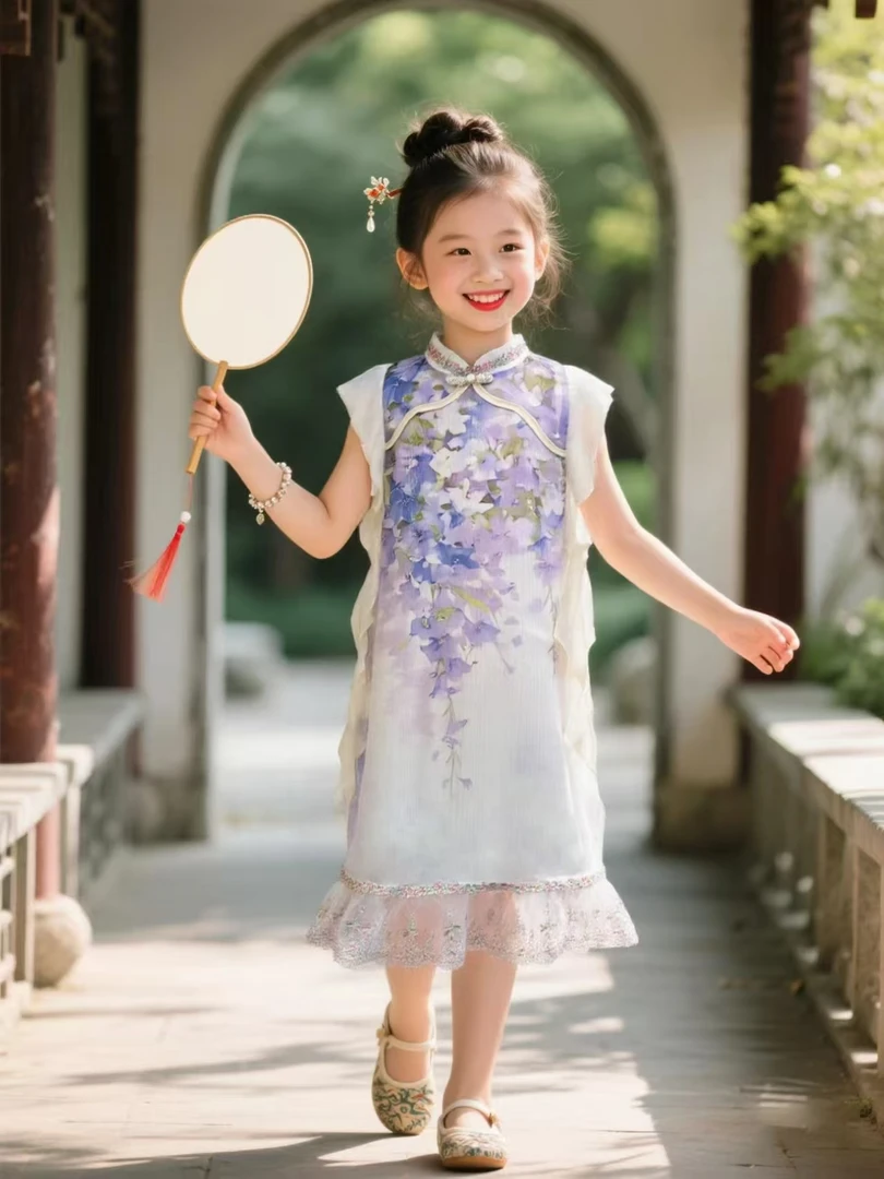 【秄汐.华夏衣裳】国风汉服连衣裙 SY081 【紫霞仙子】