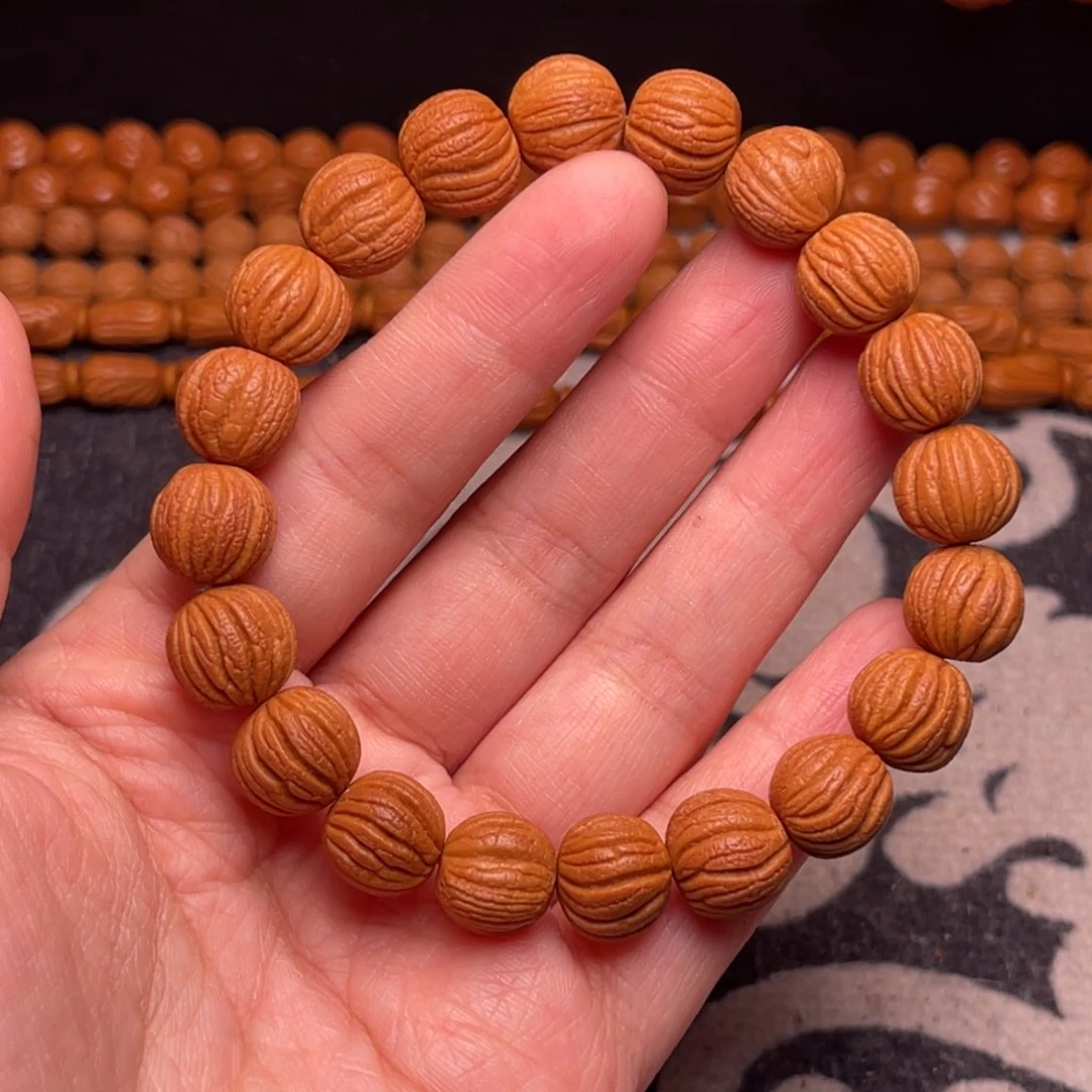 手串桃核龙纹八棱13